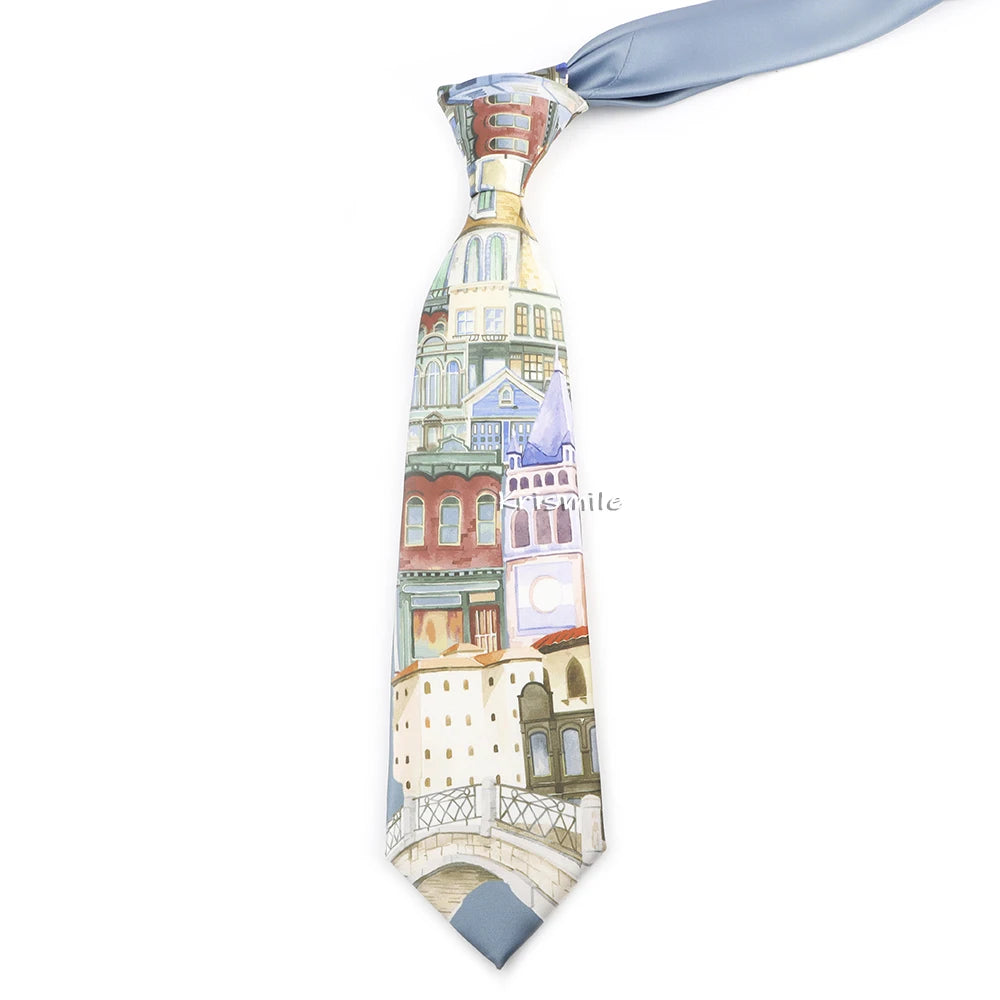 Men's Vintage Imitation Silk Ties 8cm
