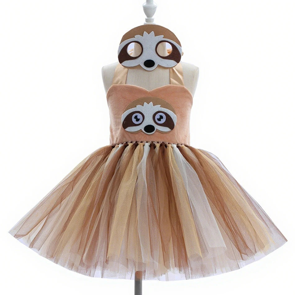 Girl Cartoon Dress Children Cosplay