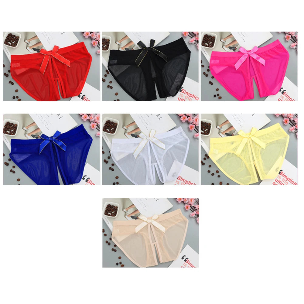 Sexy Fun Underwear Open Crotch Briefs