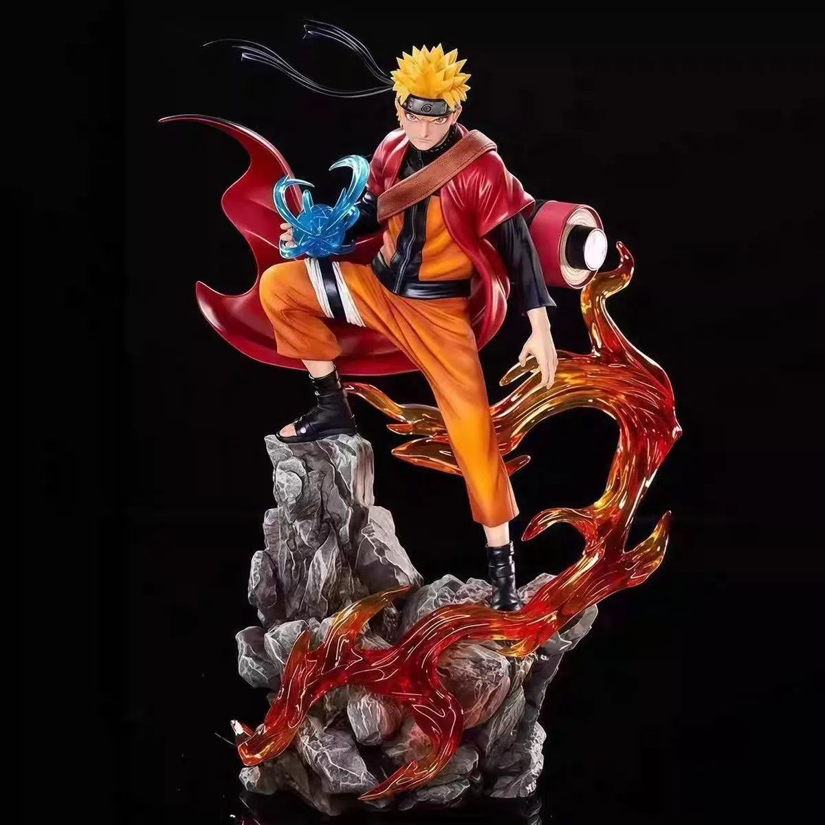 23cm Naruto Anime Figure Uzumaki Naruto Uchiha Sasuke Action Model