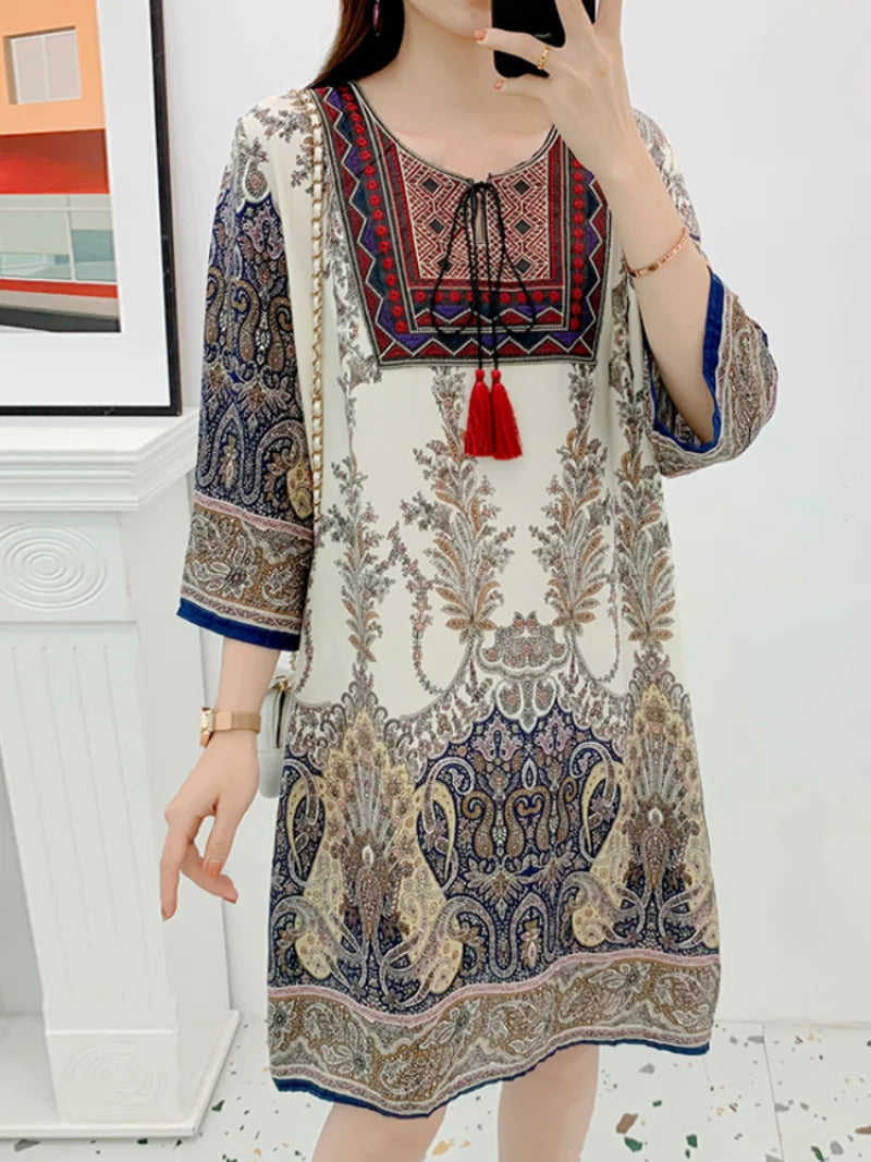Indian Dress Summer Vintage Causal