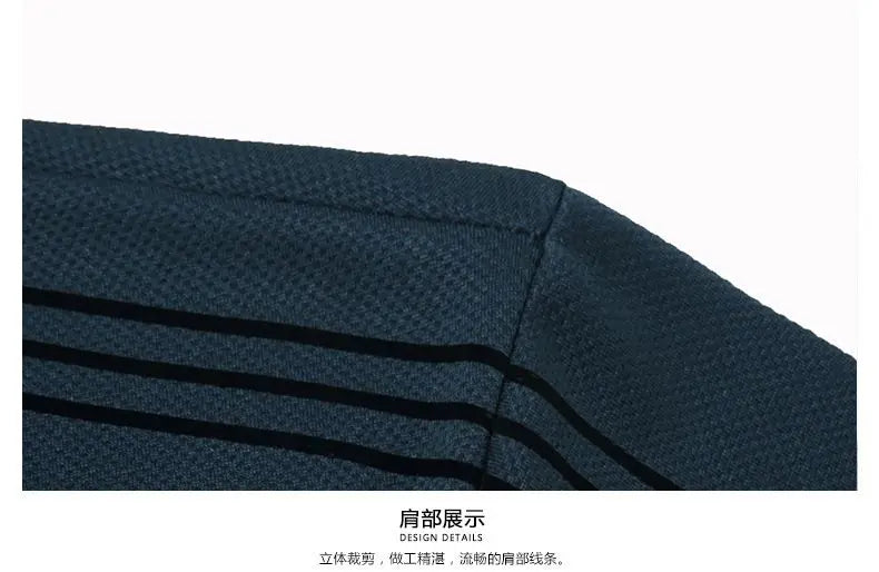 Fashion Male Clothes New Basic Striped Long Sleeve T-Shirt Spring