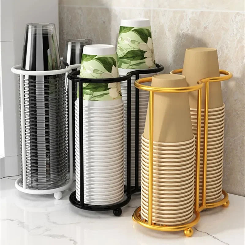 Metal Disposable Cup Storage Holder