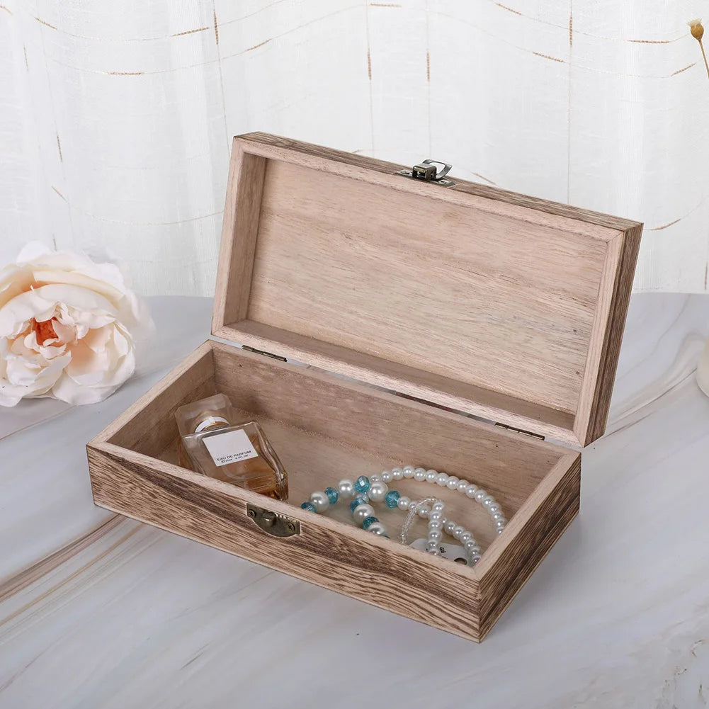20*10*6 Cm Rectangular Durable Wooden Storage Box