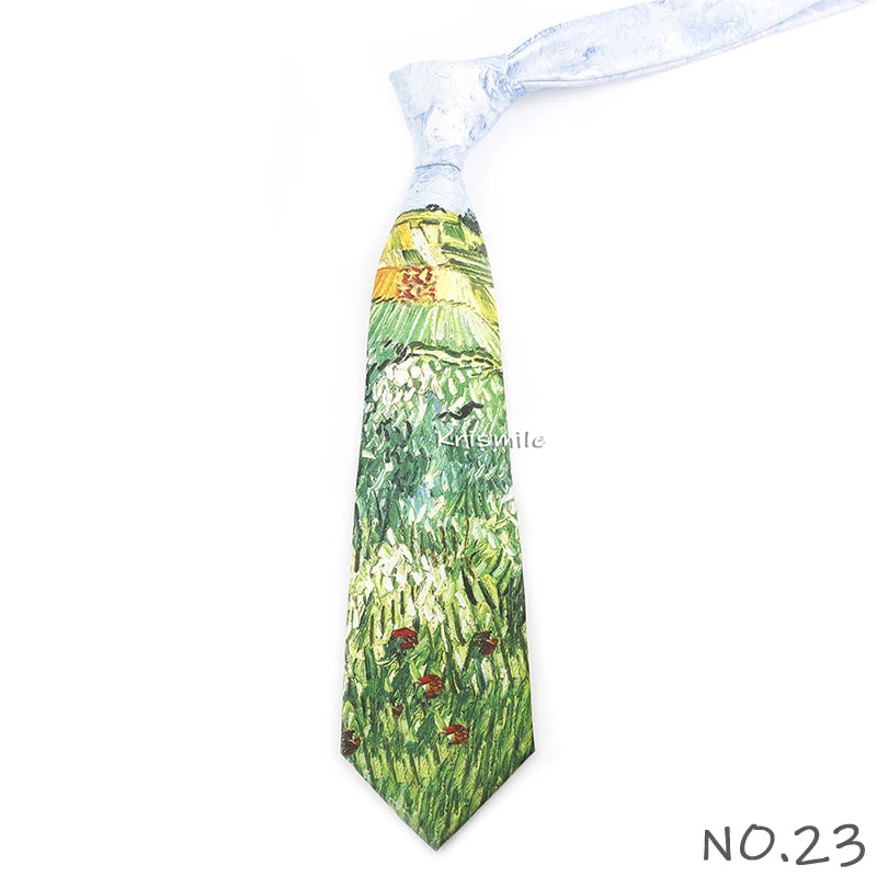Men's Vintage Imitation Silk Ties 8cm