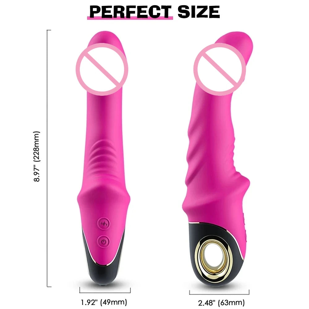 Sex Toys 9 Frequency Dildo Vibrator Silicone