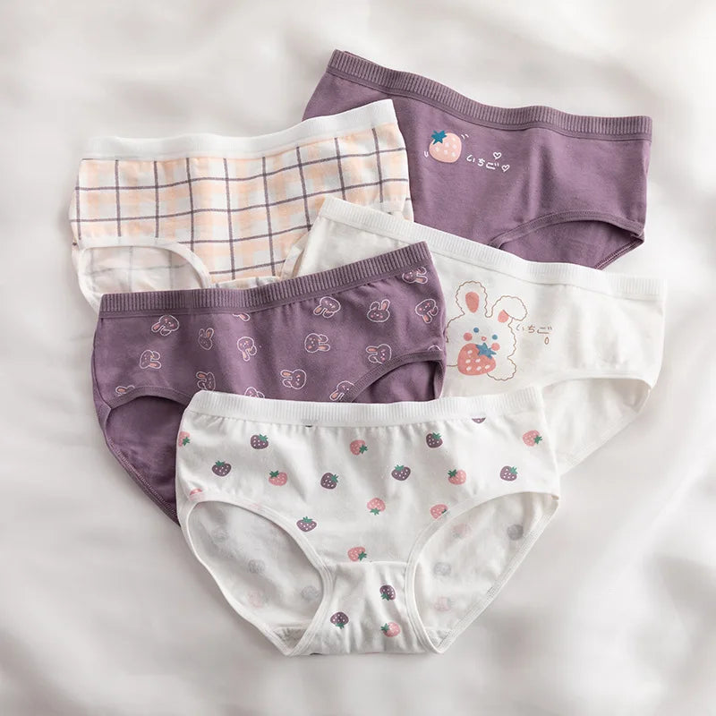 Cute Rabbit Pattern Panties Girls