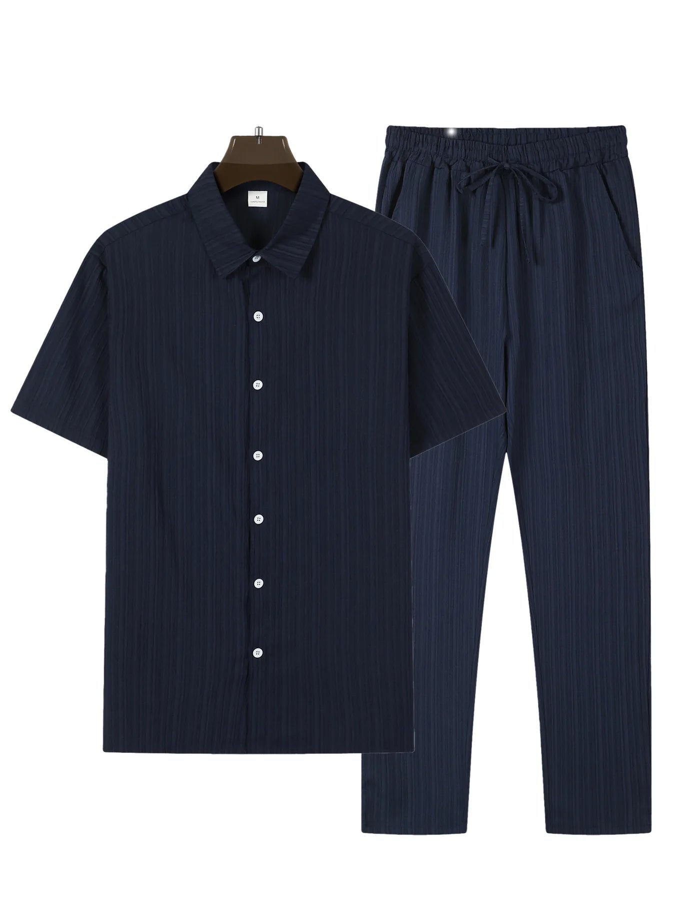 (Shirt+Pants) 2024 Summer new arrival Men Fashion Classic Shirt