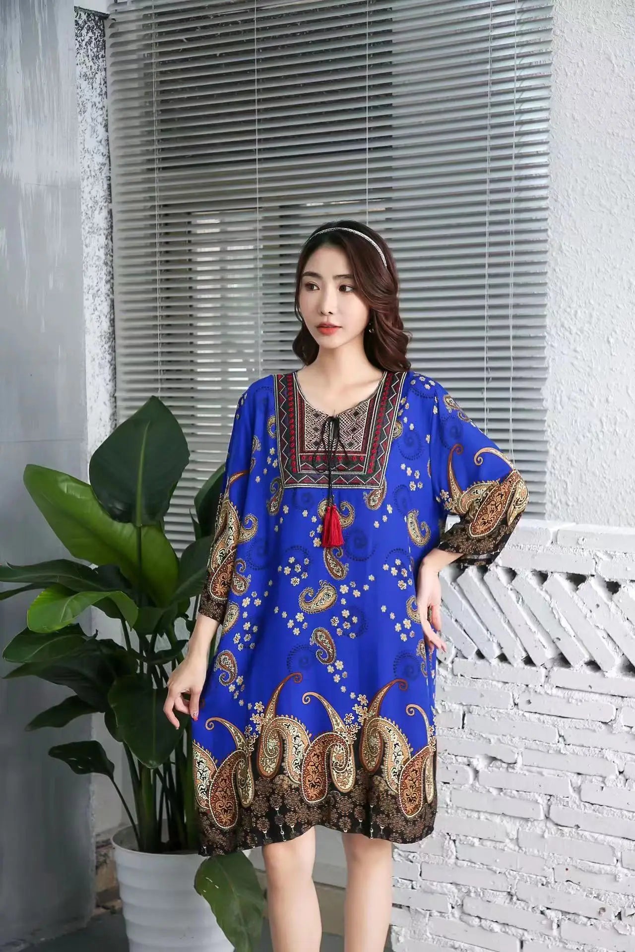 Indian Dress Summer Vintage Causal