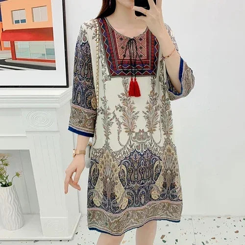 Indian Dress Summer Vintage Causal