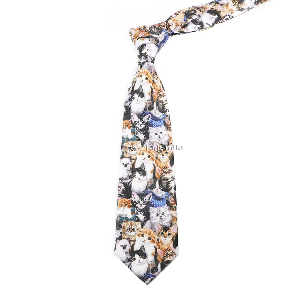 Men's Vintage Imitation Silk Ties 8cm