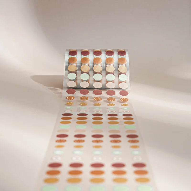 1 Roll PET Washi Tape Salt Series Student DIY Stationery Decoration Stickers