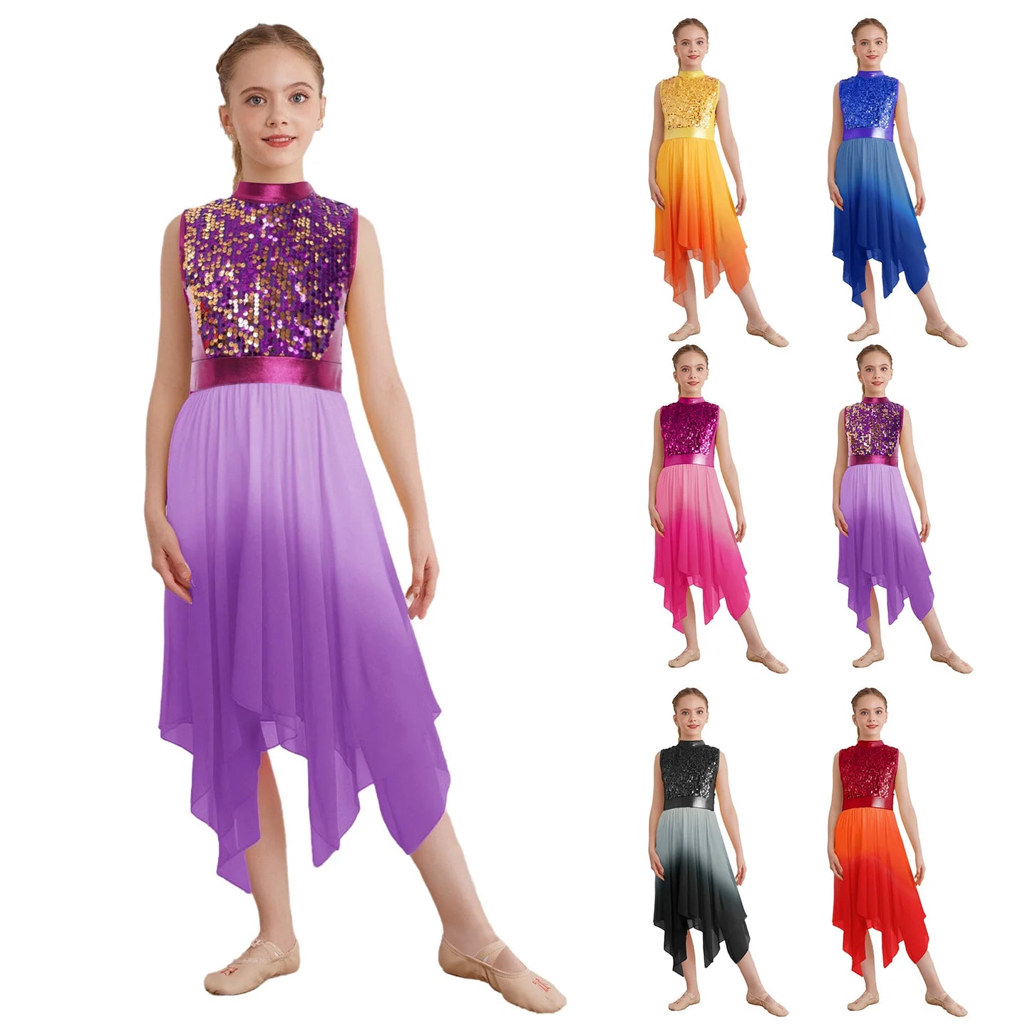 Girls Lyrical Dance Dress