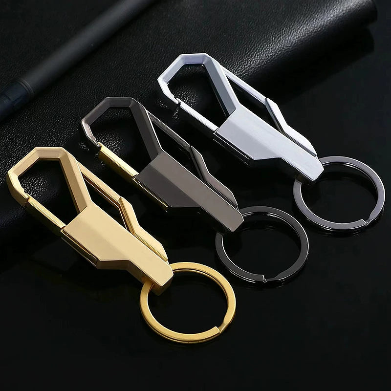 Men Metal Key Chain Simple Business Fashion Car Wallet Carabiner Holder