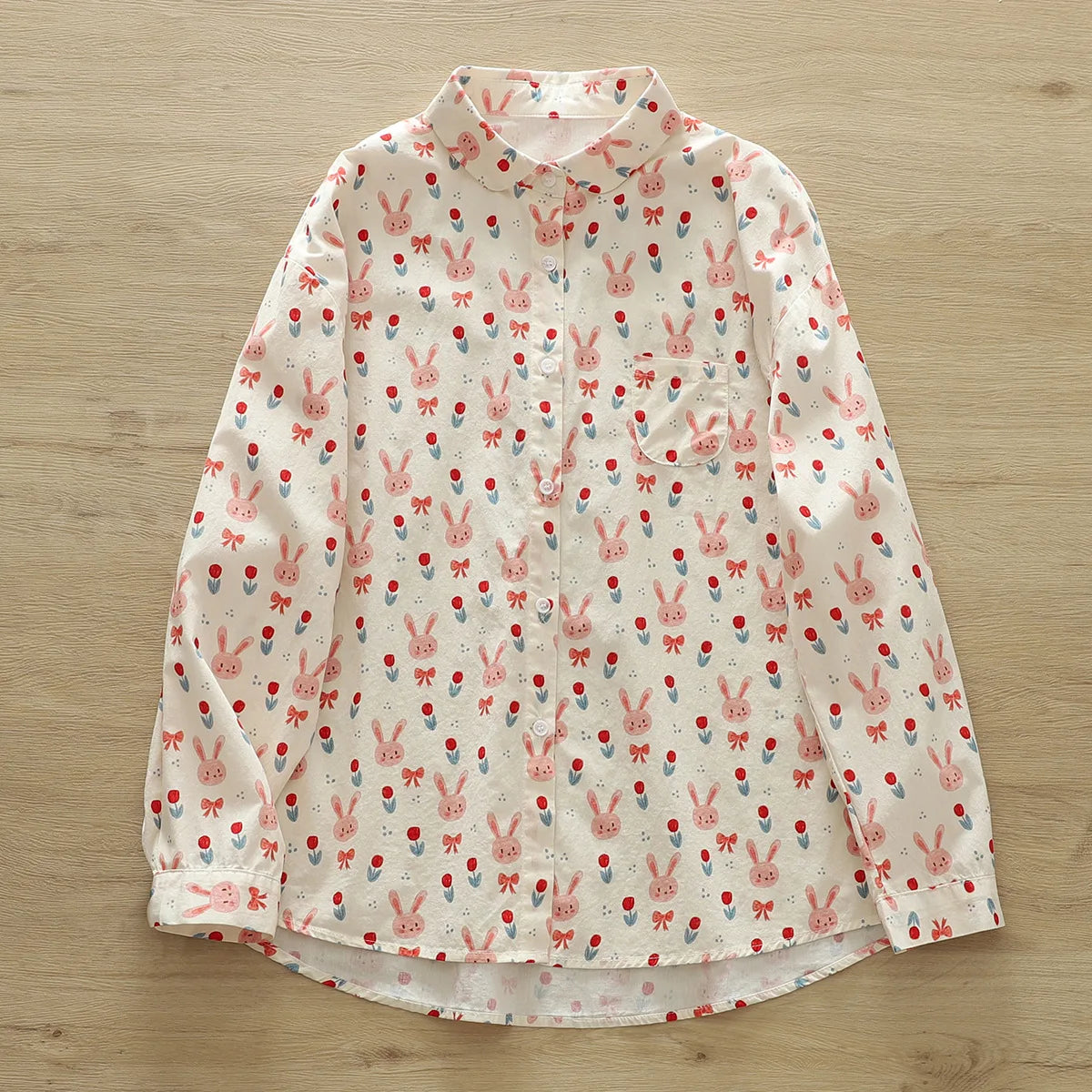 Printed Shirts Cotton Casual Blouses and Tops