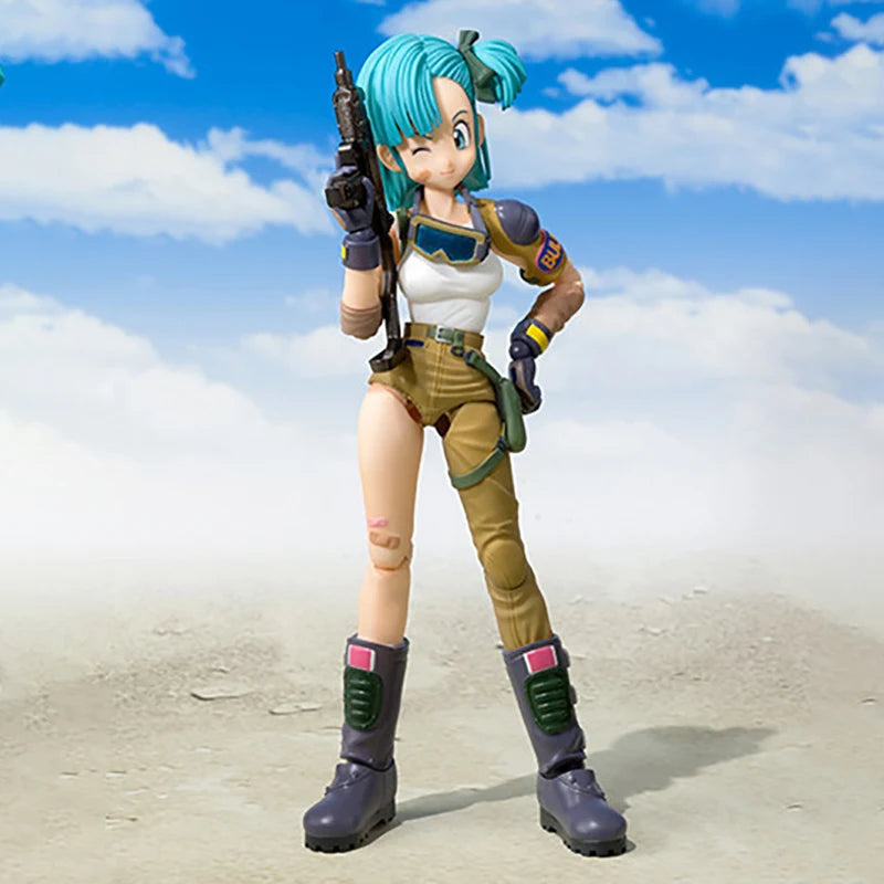 13.5cm Anime Dragon Ball Figures Bulma Goku Action Figure
