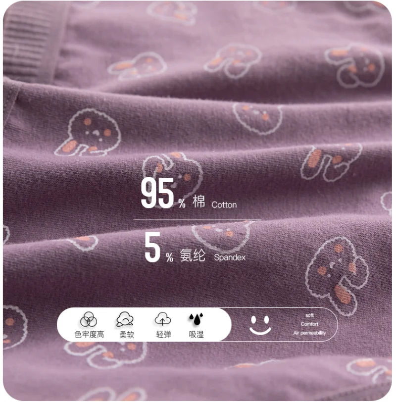 Cute Rabbit Pattern Panties Girls