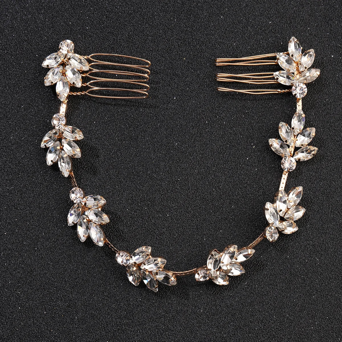 Wedding Hair Accessories Flower Hair Clips Hairpin Crystal Bride Headdress