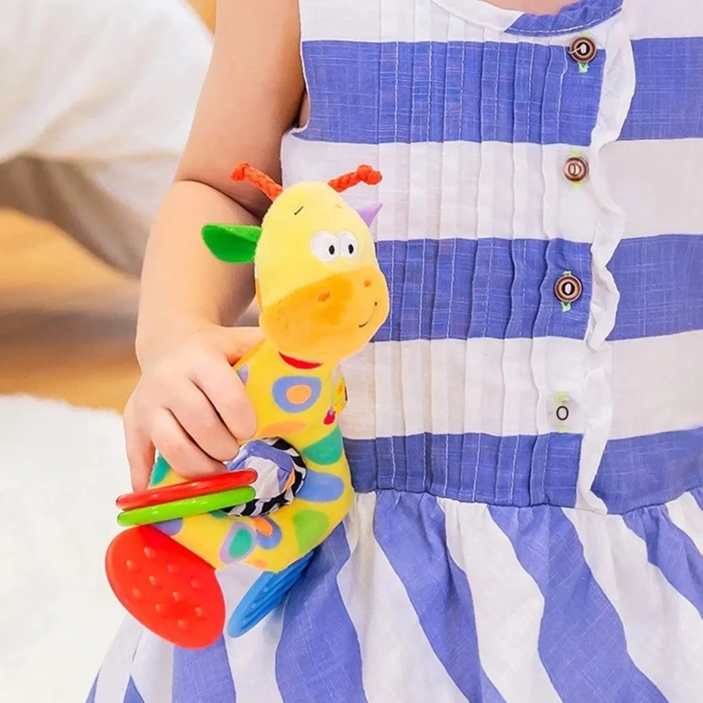 6Types Baby handheld toys rattle