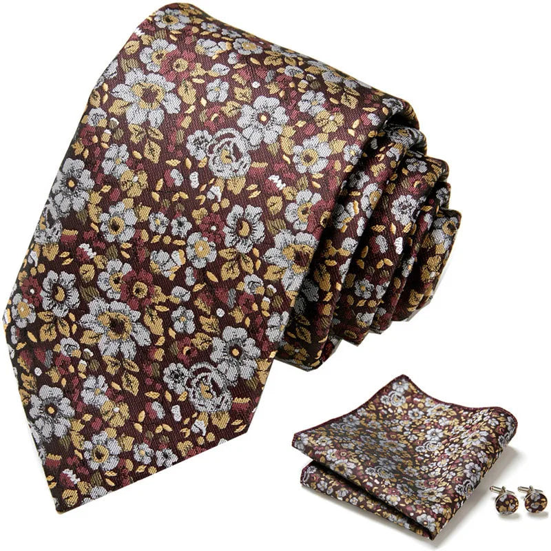 Pre-tied Necktie For Men Women Paisley Style