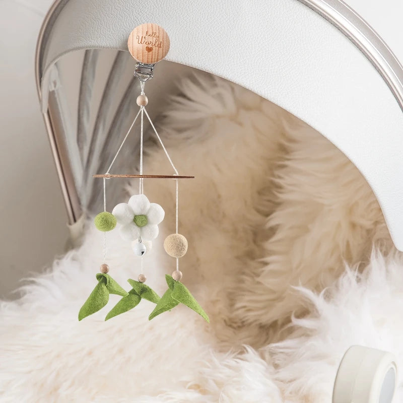 Baby Rattle Toys 0-12Months Newborn Wooden Crib mobile