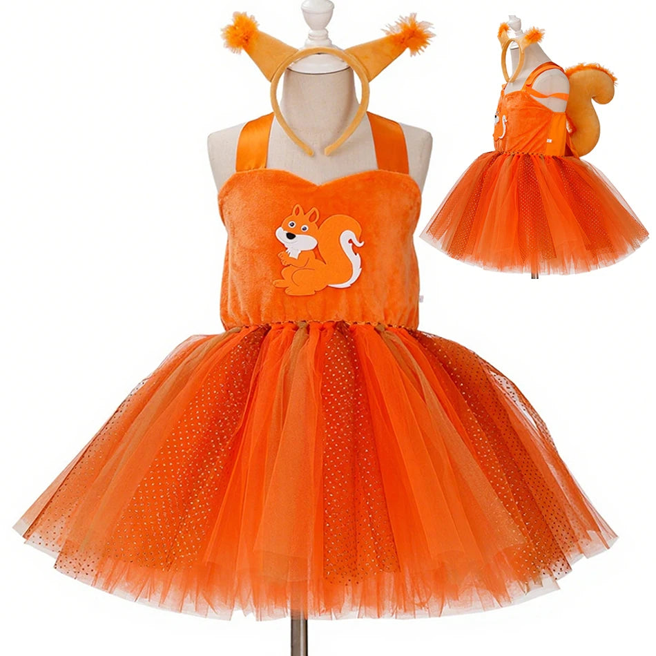 Girl Cartoon Dress Children Cosplay