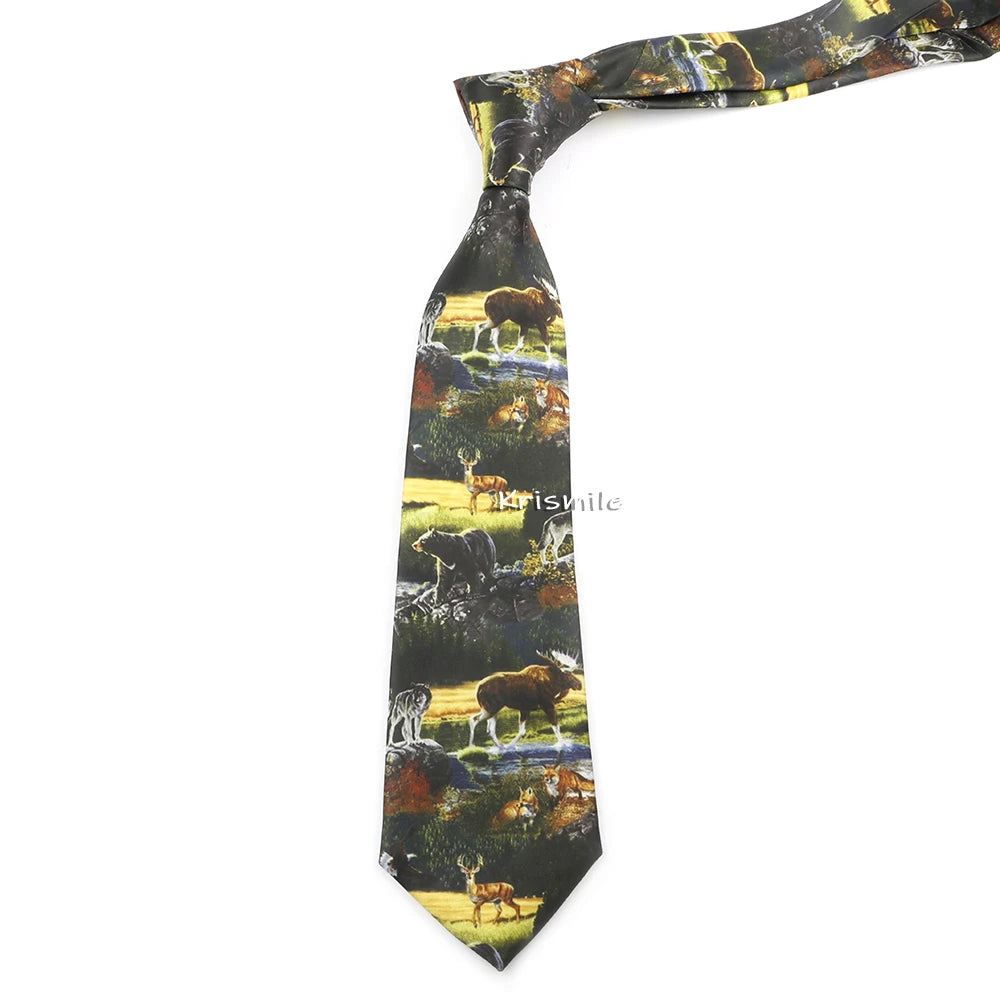 Men's Vintage Imitation Silk Ties 8cm