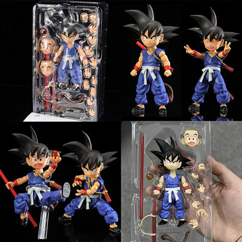 13.5cm Anime Dragon Ball Figures Bulma Goku Action Figure