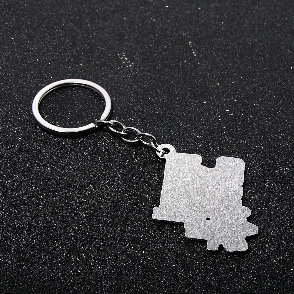 Fashion Jewelry PS4 GTA 5 Keychain Grand Theft Auto V Keyring car pendant Accessories