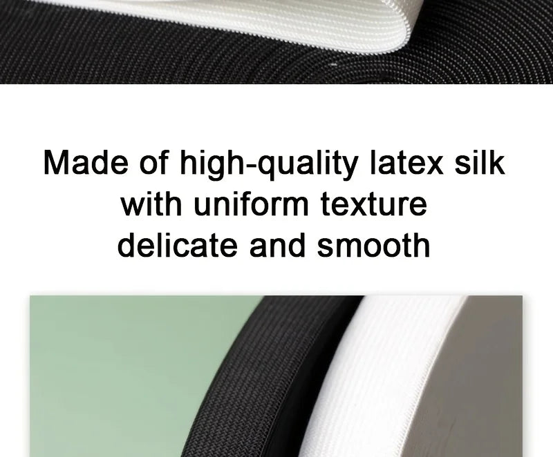 10m Sewing Elastic Band or Rubber Band for Clothes Stitching Accessories