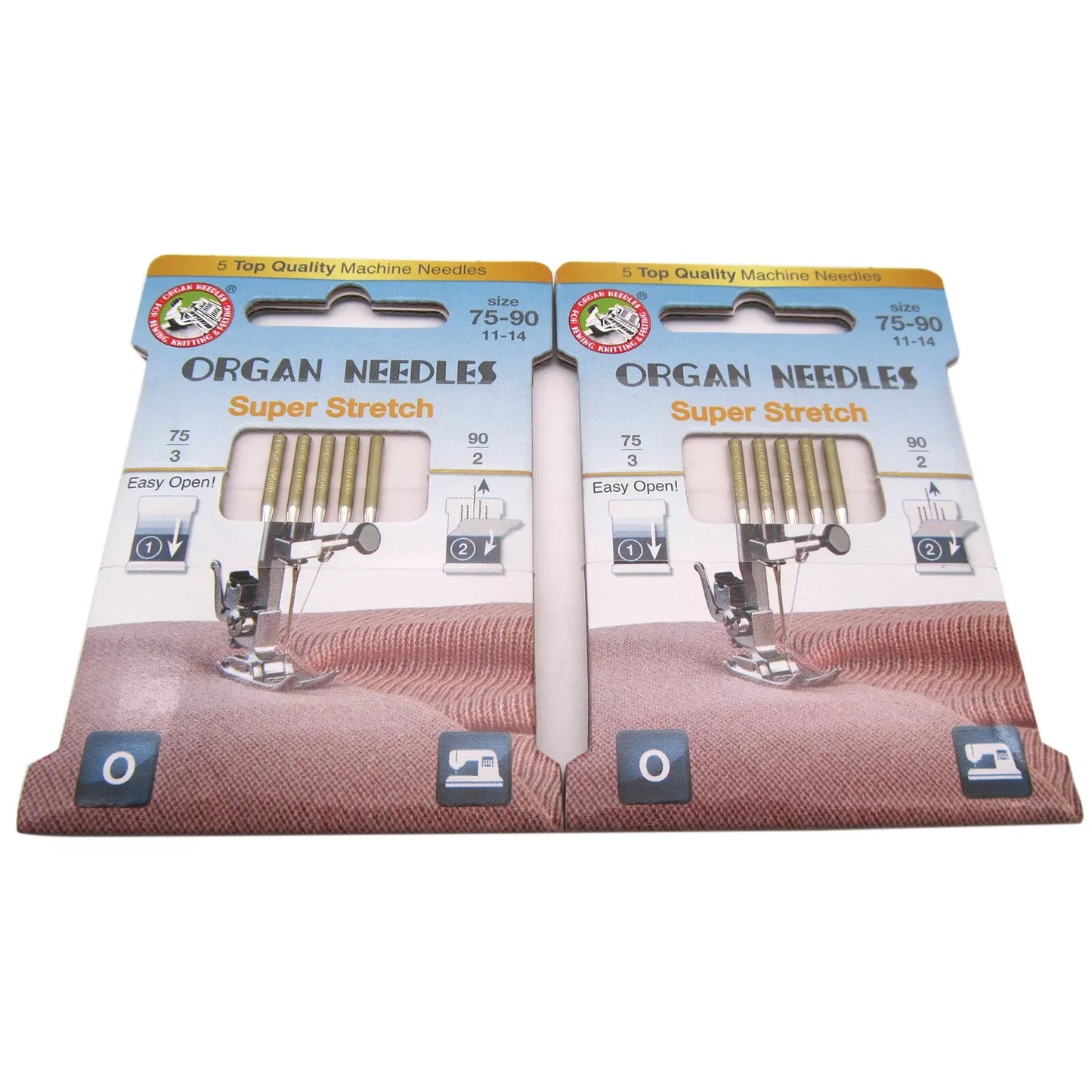 10PCS Organ 130/705H Super Stretch/Quilting/Embroidery/Jeans/Leather Sewing Needle