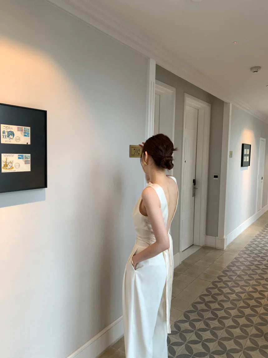 Feminino Sexy Backless Ropa Mujer