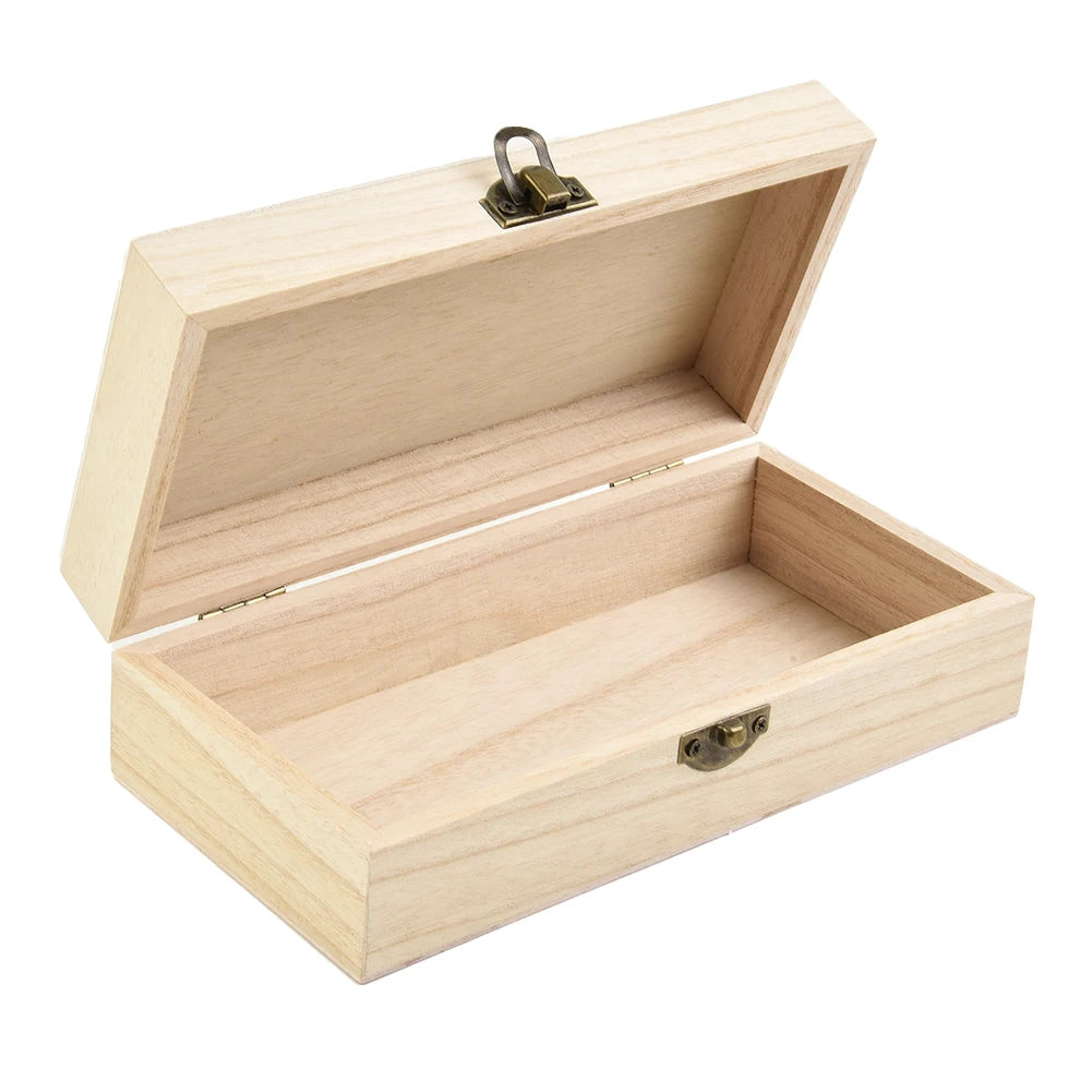 20*10*6 Cm Rectangular Durable Wooden Storage Box