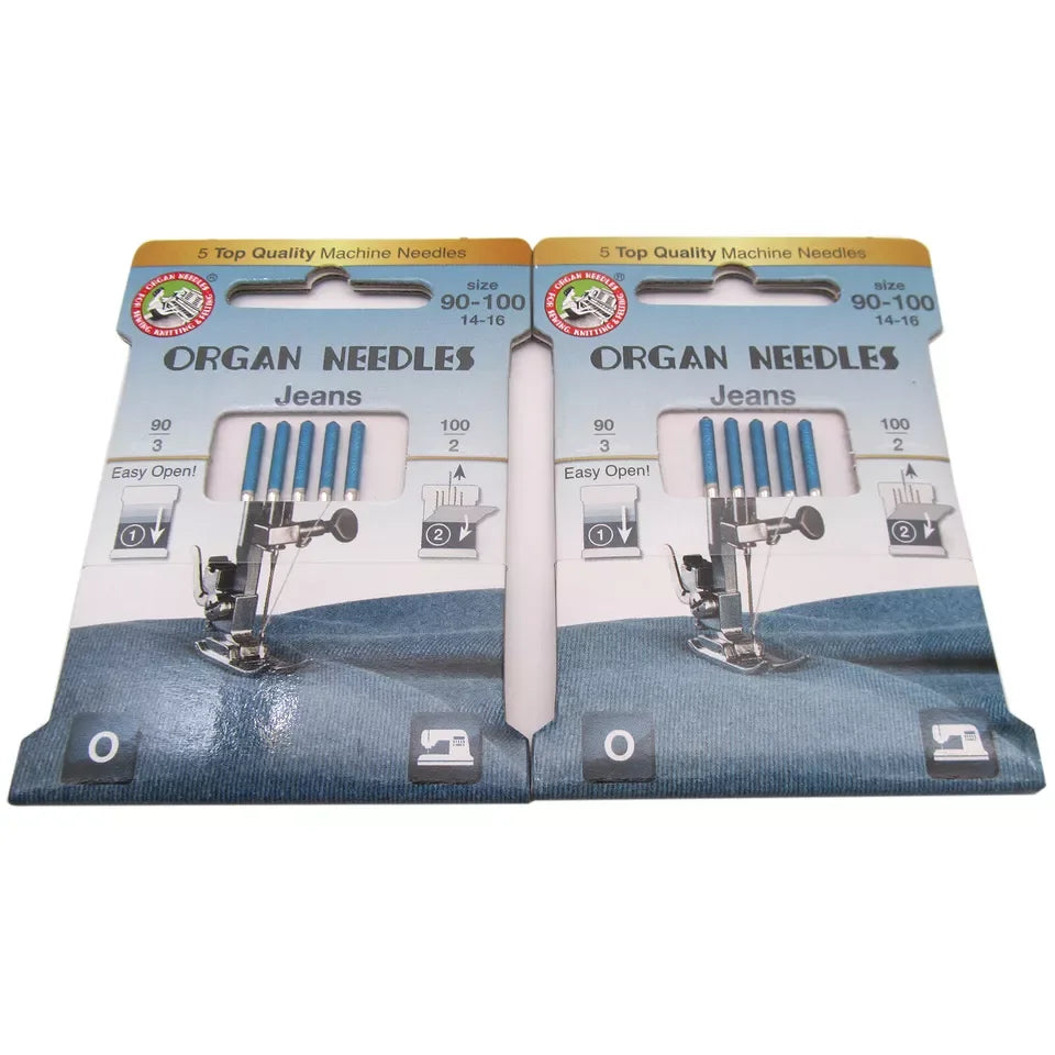 10PCS Organ 130/705H Super Stretch/Quilting/Embroidery/Jeans/Leather Sewing Needle