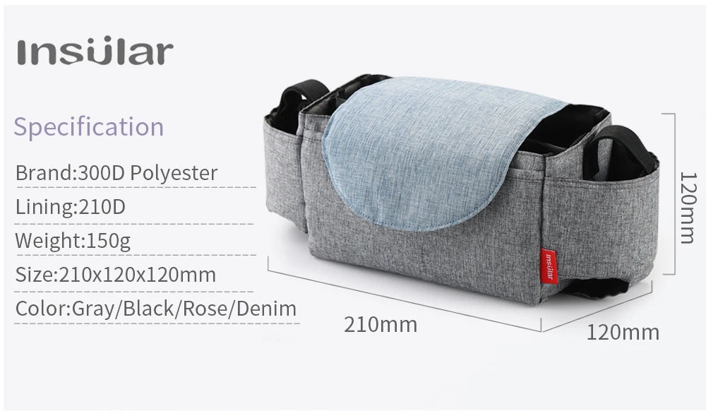 Insular Diaper Bag Baby Milk Bottle Insulation