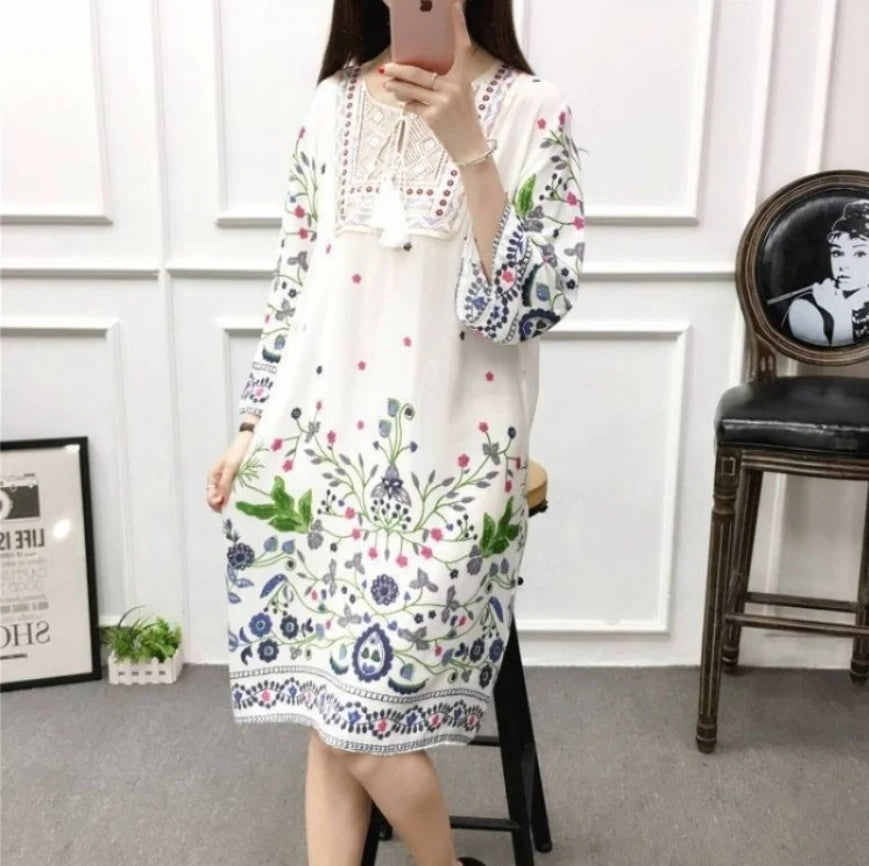 Indian Dress Summer Vintage Causal