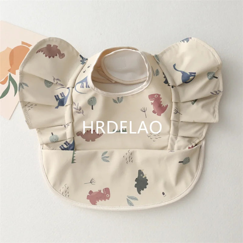Baby Bibs INS Nordic Style Angel Feed Pocket Burp