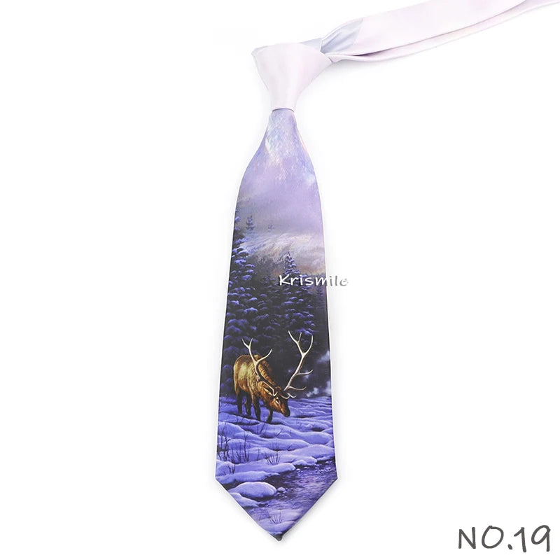 Men's Vintage Imitation Silk Ties 8cm