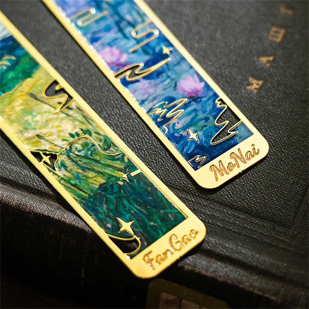 Classical Painting Bookmarks Reading Pages Book Markings Clip