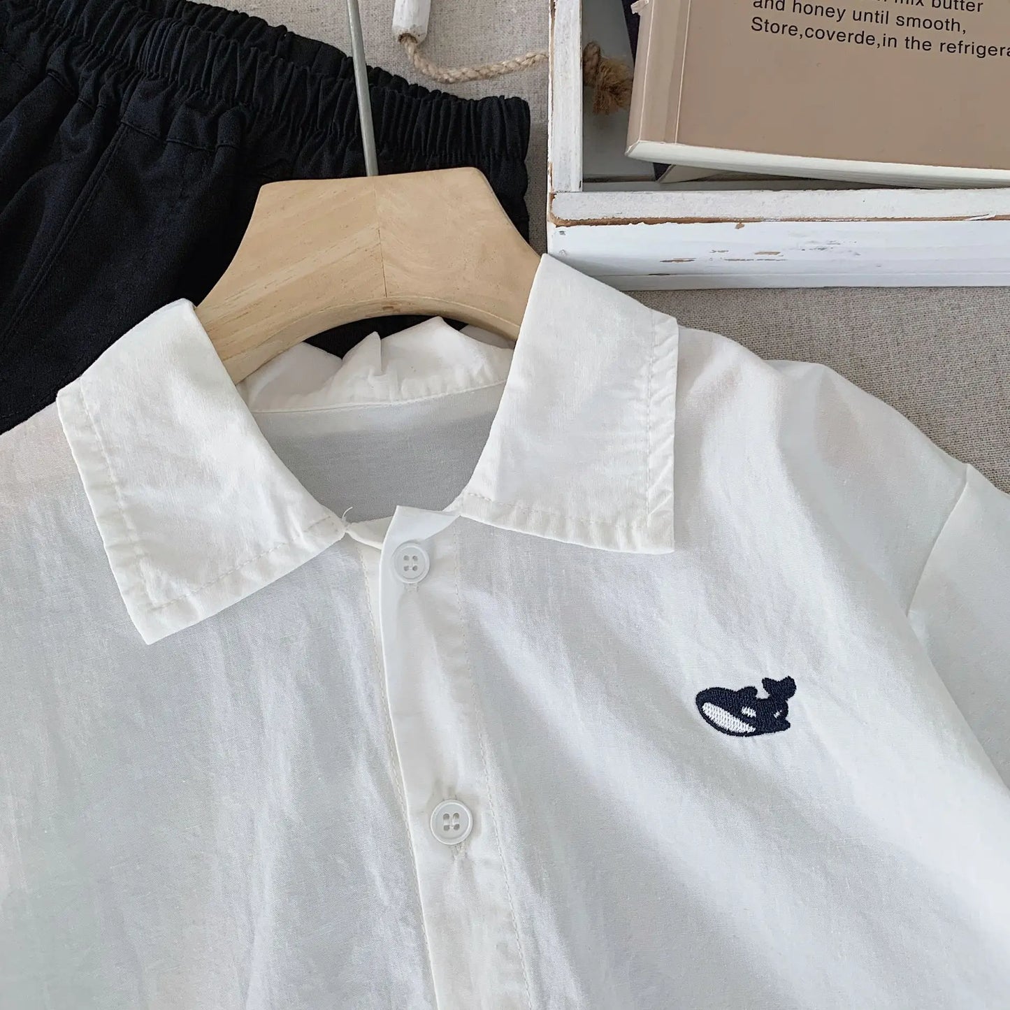 2-7Y Teen Girls Boys Shirt Cotton