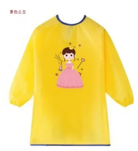 New Baby Boy Girl Feeding Bibs Long Sleeve Apron Waterproof