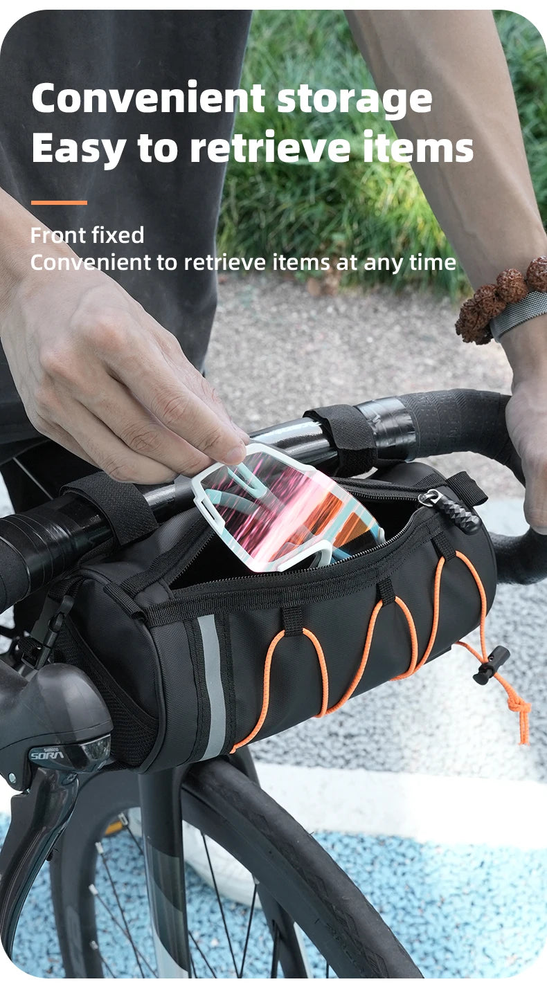 Bike Handlebar Bag Bike Front Bag Multifunction Portable Shoulder