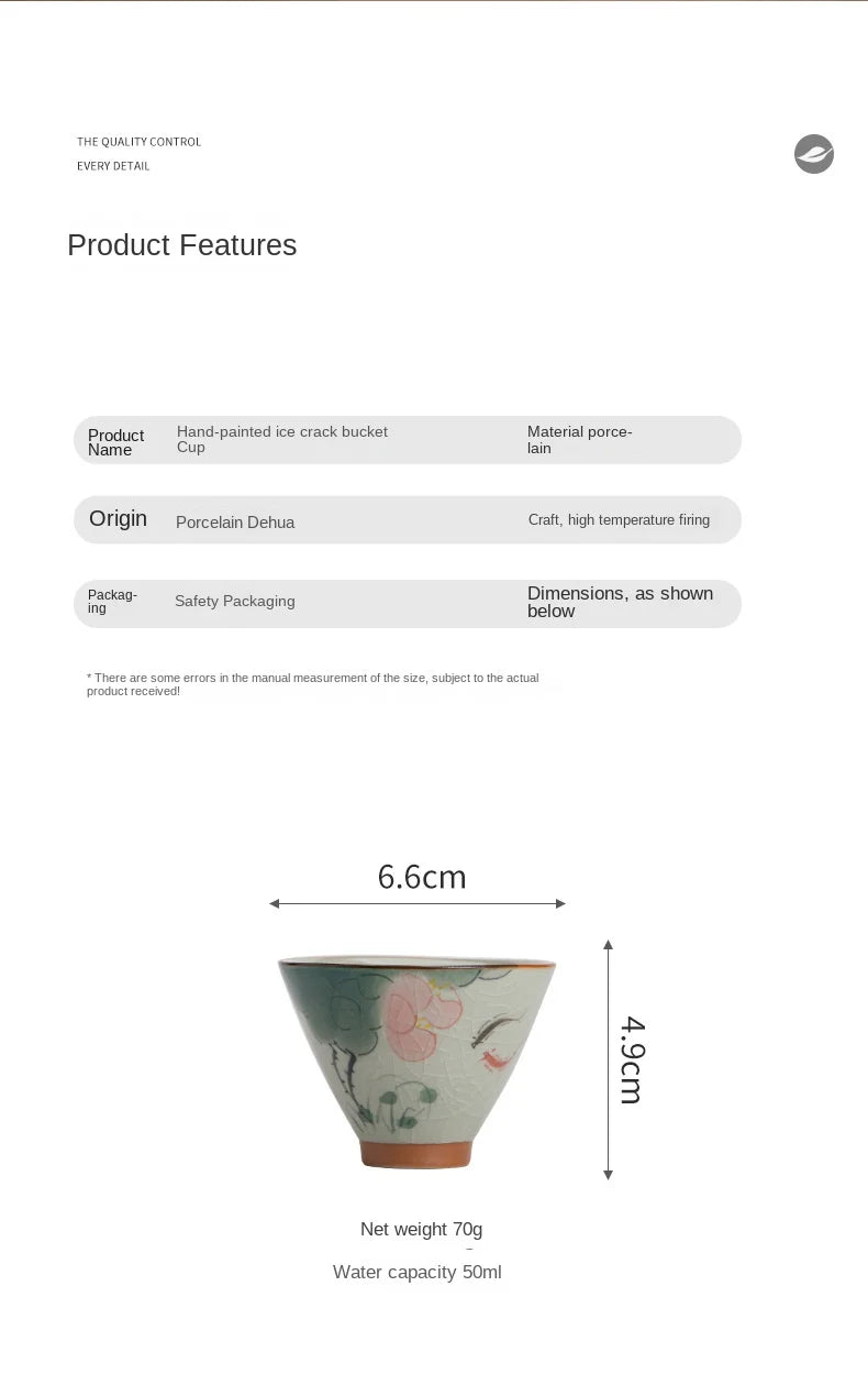 Durable Hand-painted Ceramic Hat And Cup