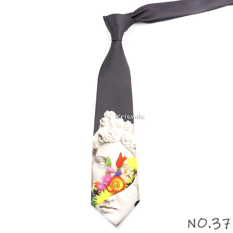 Men's Vintage Imitation Silk Ties 8cm