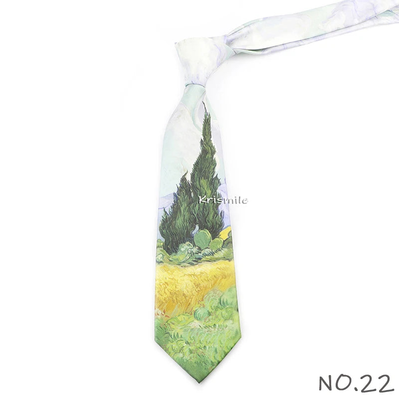 Men's Vintage Imitation Silk Ties 8cm