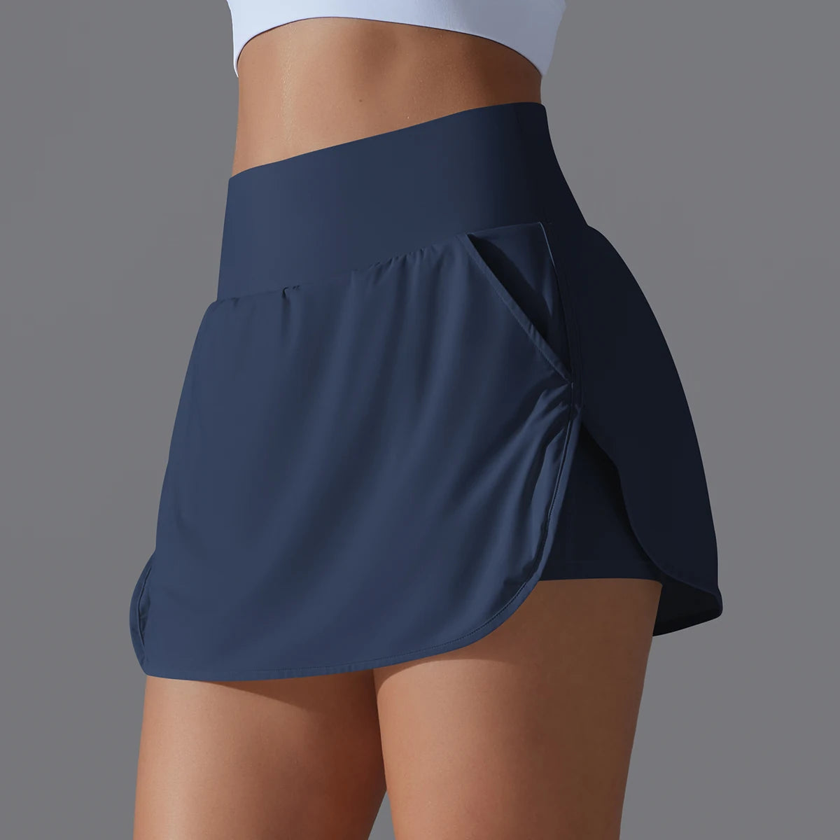 Tennis Skirt High Waist Breathable Sweat Skirt