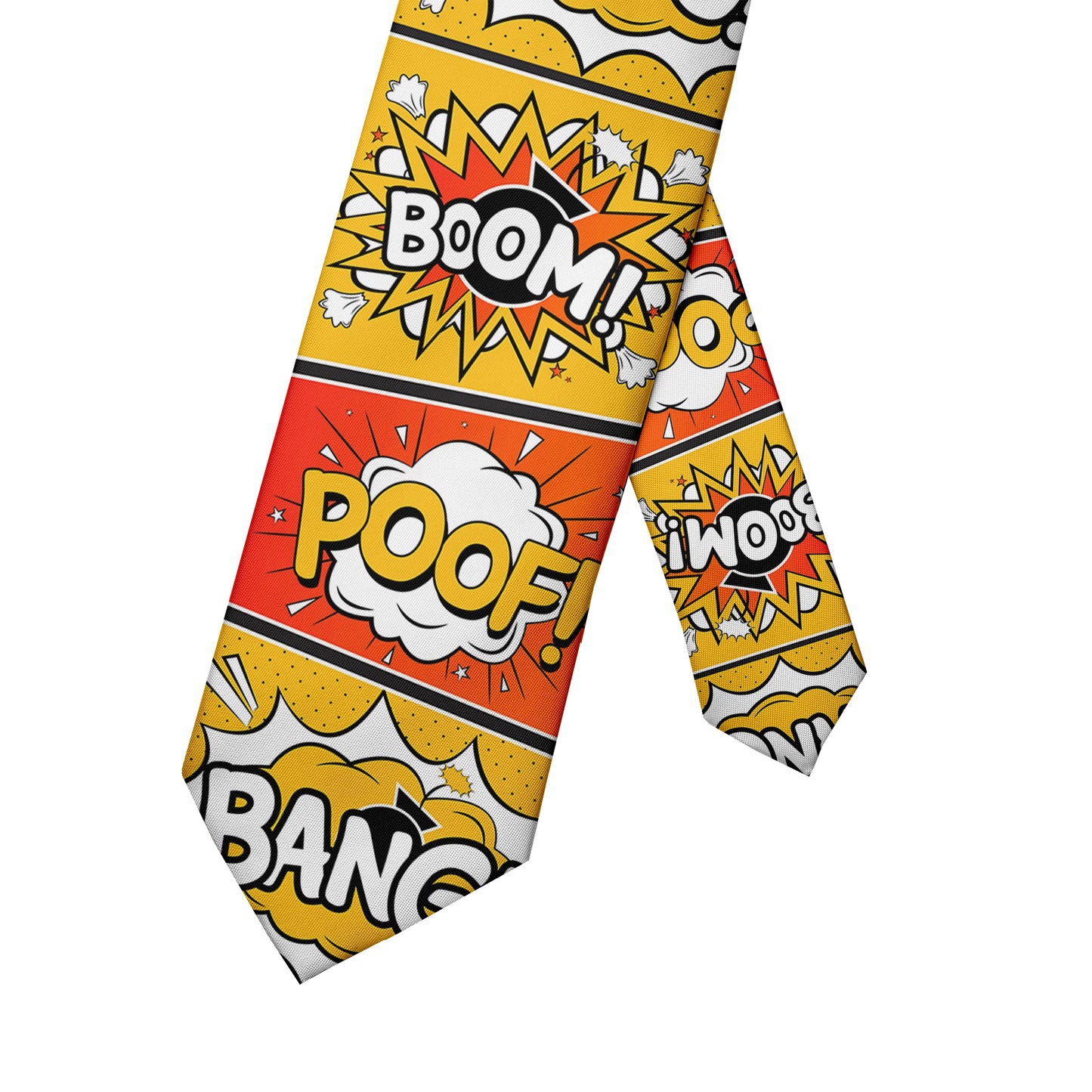 Cartoon printed tie men's casual fashion