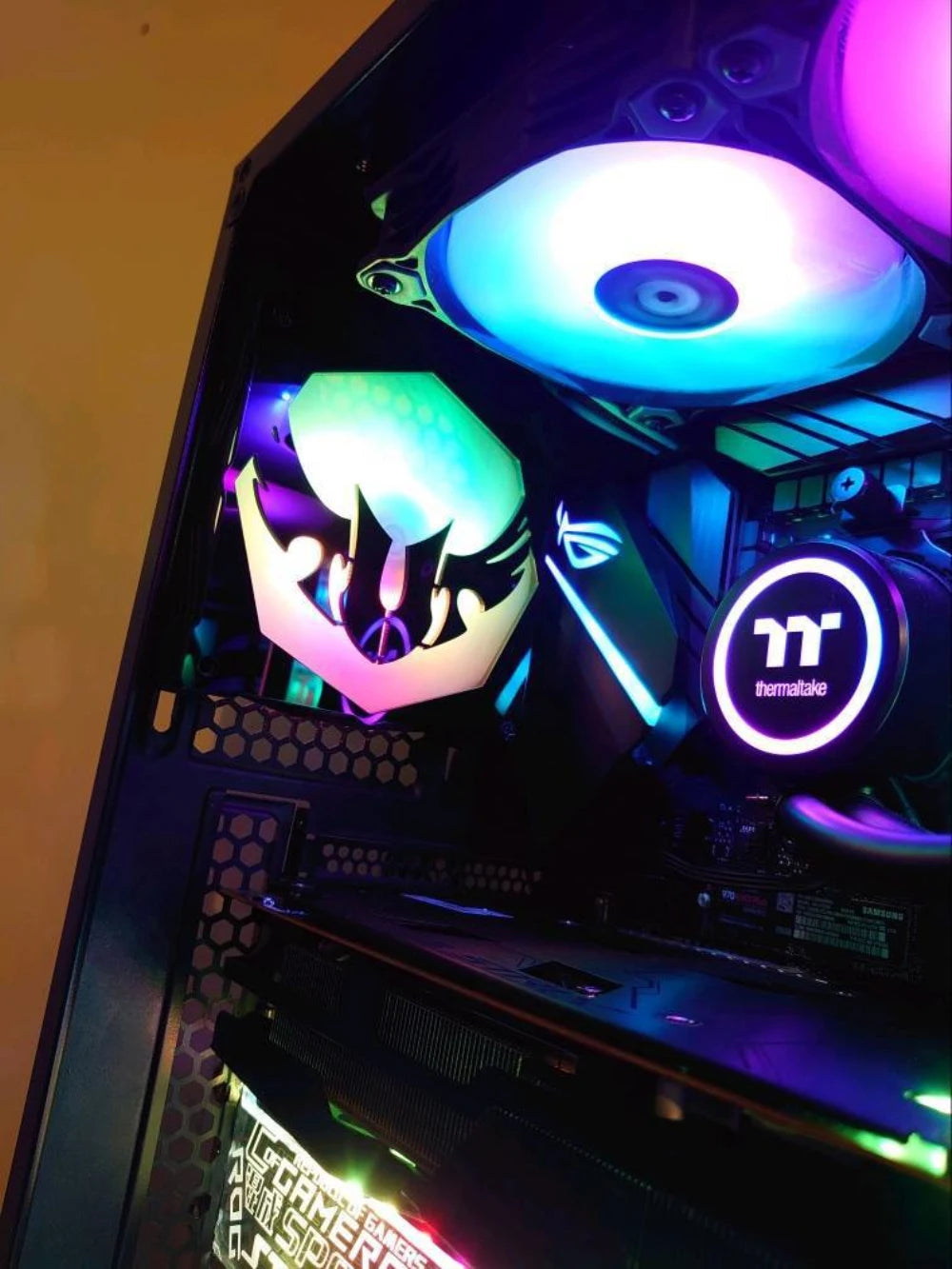 AORU MSI ROG 12cm Acrylic Fan Cover PC Computer Chassis 120mm Fan Cover