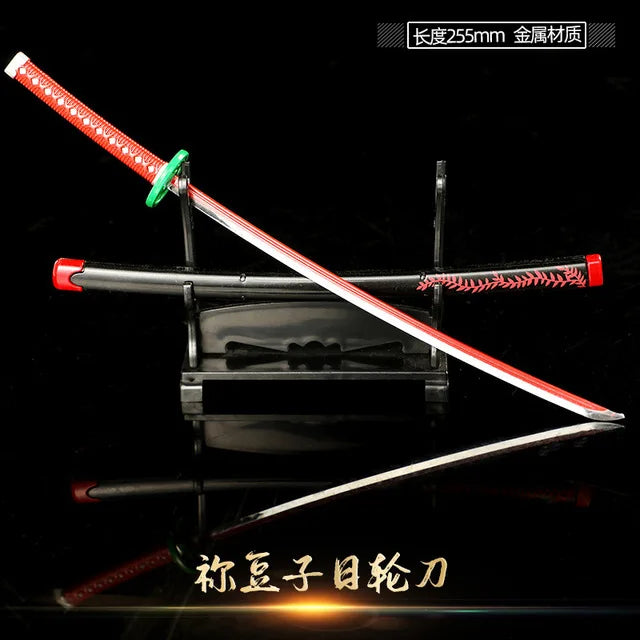 Demon Slayer Sword Real Katana Swords Demon Slayer Cosplay Metal