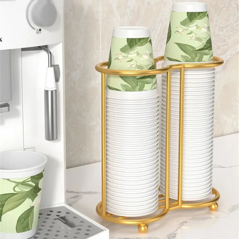 Metal Disposable Cup Storage Holder